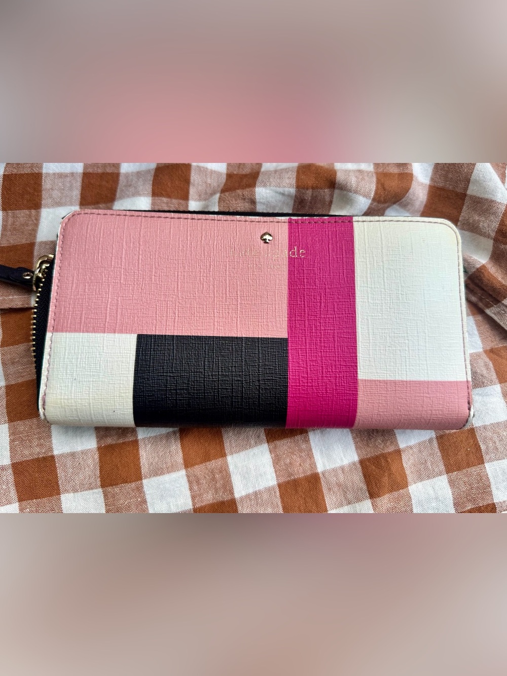 Kate Spade New York Colorblock Satchel & Matching Zip Wallet Set - Picture 4 of 8